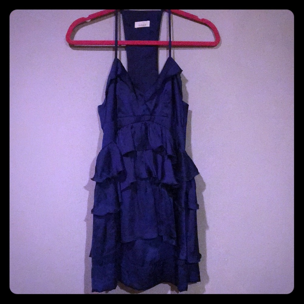 Racer back ruffled dress size 4